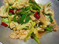 干锅丽水香菇花菜-探花·意境江南菜·唐伯虎文化体验店·松鼠桂鱼(观前店)