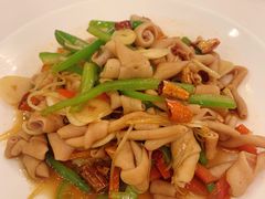 青椒鸭肠-九花山烤鸭店