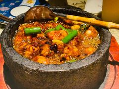 石锅杭椒牛蛙-桂满陇-西湖船宴(西单大悦城店)