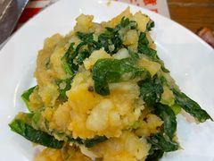 小白菜土豆泥-韩师傅老大同刀削面(北苑路店)