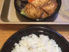 烧汁豆腐煲烩饭-禅悦素食