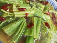苋菜梗蒸苋菜-兰边碗(鼓楼店)