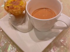 餐后葡挞配奶茶-8餐厅(新葡京酒店)