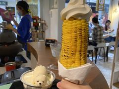 烤玉米冰tea凌-茶是一枝花泡茶店