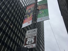 -66号公路起点牌