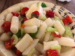 泡椒炒藕带-冶建镜子·老南昌大排档·江西虾王(总店)