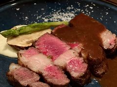 安格斯牛柳配红酒马蹄莲春泥-杭州国际会议中心洲际酒店-菋道海鲜餐厅