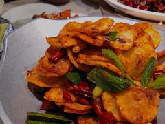 干锅土豆片-茅庐川菜(青岛凯德店)