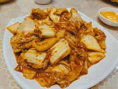 辣白菜炒五花肉-屋里家延边朝鲜族冷面(南园店)
