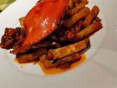 梭子蟹炒年糕-章吴记喜瑞餐厅(东东城店)