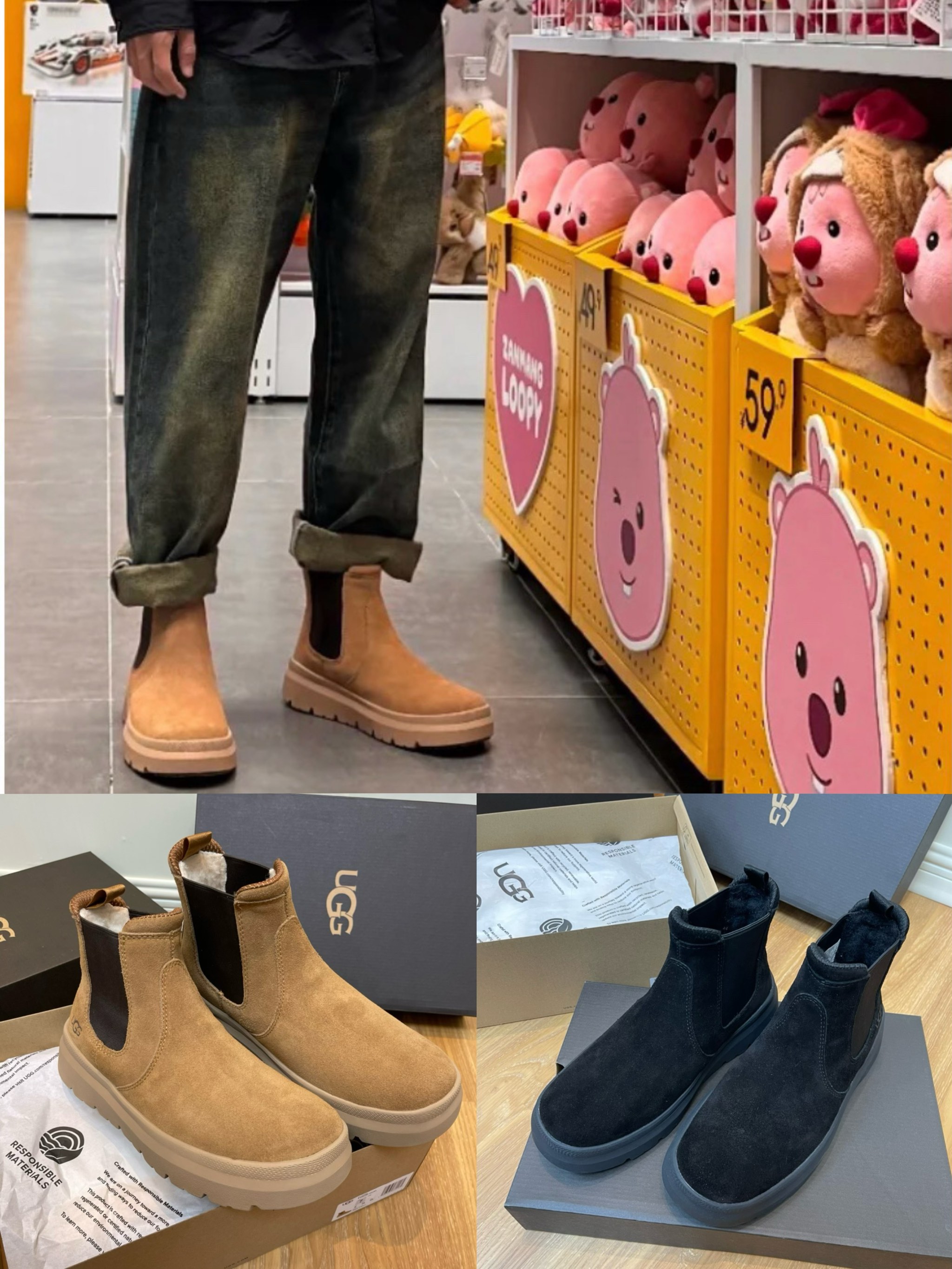 ugg2020新款雪地靴男款图片