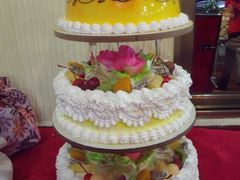 DSCF9717三层蛋糕-蒲园食堂(中山大学广州校区南校园店)