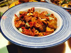 腊八蒜烧肥肠-那家小馆•北京菜•烤鸭(中关村店)