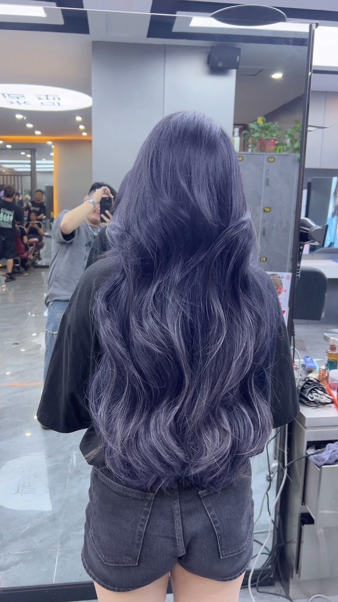 显白发色 雾霾蓝