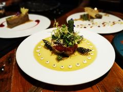 阿拉斯加帝王蟹配龙虾汤啫喱-AZUL by FUEL蓝色·法式酒馆(琶醍店)