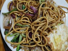 牛肉炒拉面-昌平路面馆