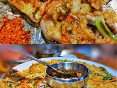老炉家特制海鲜饼-老炉家木炭烤肉(长江国际店)
