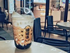 冰博克厚牛乳波波-喜茶(深圳海岸城店)