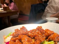 蒜香蜜汁排骨-绿茶餐厅(布吉万象汇店)