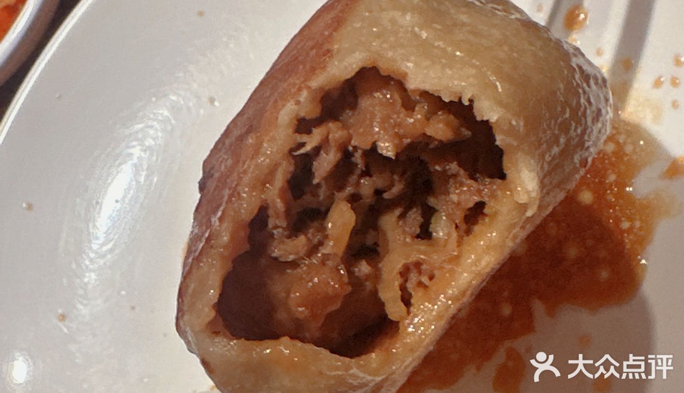 今天吃到了相当正宗的门钉肉饼