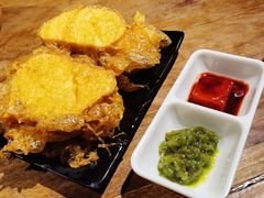 鸡蛋裹炸馒头片-小吊梨汤·北京菜·烤鸭(鸟巢店)