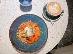 鲜茄茸大虾配马斯卡朋意大利面-BE BRIGHT KITCHEN(正佳广场店)