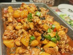 双椒紫苏牛蛙-意卡菲·欢乐聚会餐厅(华侨店)