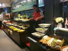 自助取餐区-聚盛源蒸汽海鲜火锅烤肉自助(巨川金海岸购物广场店)