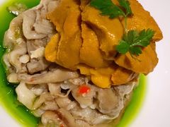 酱麻油海胆拌秋茄-杭州西子湖四季酒店·金沙厅