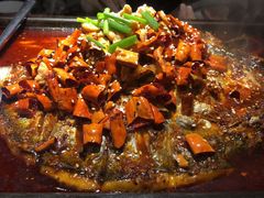 香辣味烤鱼-探鱼·鲜青椒爽麻烤鱼(东城万达广场店)