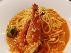 番茄奶油酱烤大虾意大利面-Lilliput粒粒堡亲子餐厅(祥云小镇店)