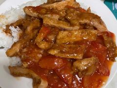 番茄猪扒饭-好好滋味茶餐厅