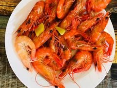 白灼对虾-庆余生平价生猛海鲜(海棠湾林旺夜市店)