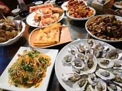 -东来菜馆•手抓海鲜家常菜•海鲜锅贴(鸽子窝店)