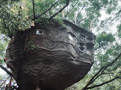 -天门沟九州驿站树上汤泉