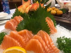风山水起捞三文鱼-山泉公馆酒家(珠江新城店)