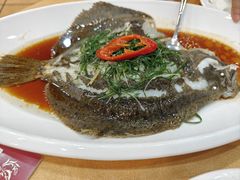 清蒸多宝鱼-汇景花园酒家(基立下道店)