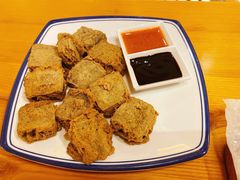 干炸臭豆腐-丁记盐蘸牛肉·新杭菜(河东路店)