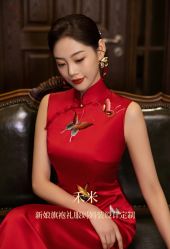 -禾米旗袍妈妈装礼服定制(嘉业国贸店)