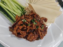 京酱肉丝-福园东北菜饺子铁锅炖
