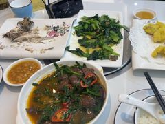 鹅血炒韭菜-陆记鹅庄·潮汕菜·狮头鹅(大仟里店)