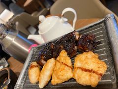 叉烧拼墨鱼饼-常来小聚·广州非遗传承餐厅(地王广场店)