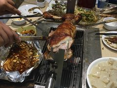 烤羊腿-魏四小鱼锅贴王