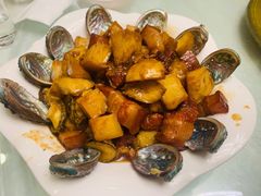 鲍鱼炖红烧肉-双海酒店·海鲜家常菜(南戴河店)