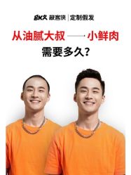 点击看大图 -极客侠男士假发定制补发