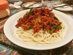 辣皮子炒面条-巴依老爷新疆美食(工体旗舰店)