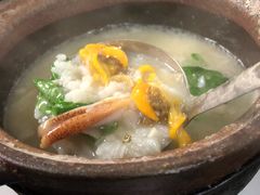 象拔蚌扇贝粥-适口餐厅砂锅粥(公信路总店)