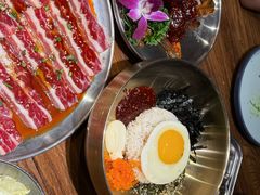 -明洞阿姨·韩式酱蟹烤肉·创意料理(三元桥店)