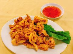 炸鱿鱼-真浪花园海鲜餐馆