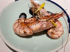 石烹盐浴秋菊红鹰虾-广舟(千禧店)